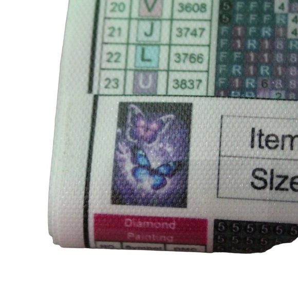 Butterflies Purple Blue Diamond Painting‎ Kit - Picture 3 of 6